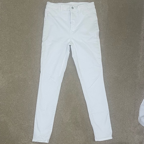 American Eagle Outfitters Women's White Skinny Jeans - Picture 2 of 7